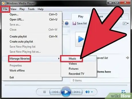 Windows Media Player -ден iTunes -ке әндерді көшіру 1 -қадам