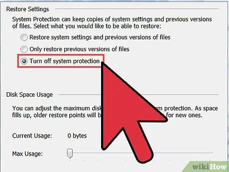 Tanggalin ang System Restore Files Hakbang 9