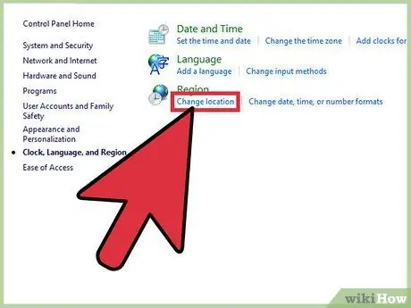 შეცვალეთ მდებარეობის პარამეტრები Windows 8 -ში ნაბიჯი 5