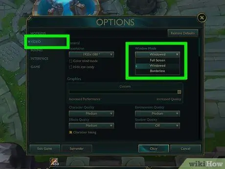 เล่น League of Legends ในโหมด Windowed ขั้นตอนที่ 2