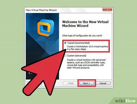 Instal·leu Windows 7 en una estació de treball de VMware Pas 2