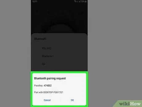 Conectați-vă telefonul Android la un computer Windows utilizând Bluetooth Pasul 30