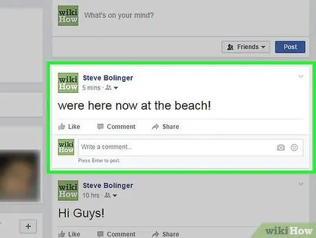 I-edit ang isang Facebook Post Hakbang 9