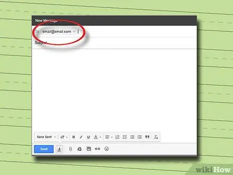 Schreiben Sie eine E-Mail Schritt 3