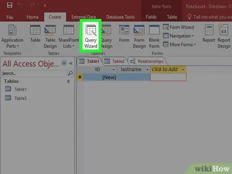 از Microsoft Access Step 11 استفاده کنید