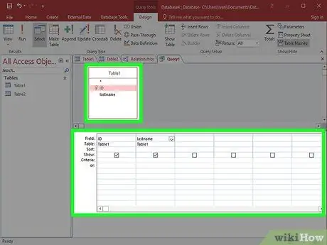 استخدم Microsoft Access الخطوة 14