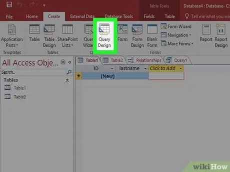 Используйте Microsoft Access Step 17