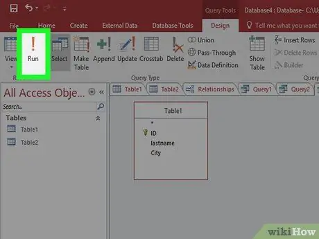 استخدم Microsoft Access الخطوة 25