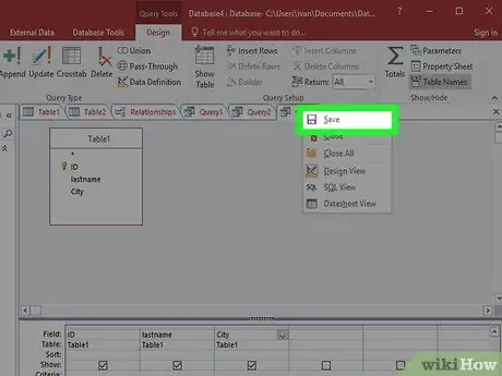 Microsoft Access Addım 26 istifadə edin