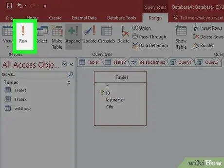 Använd Microsoft Access Steg 33