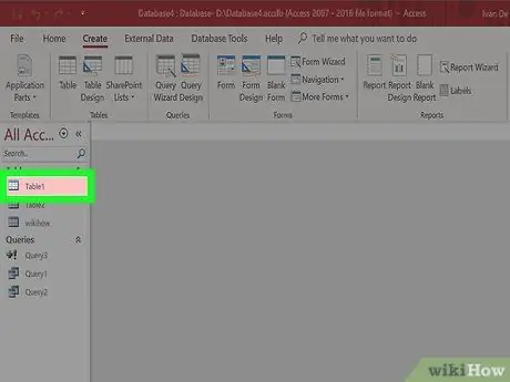 Použijte krok 34 aplikace Microsoft Access