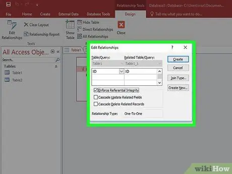 استخدم Microsoft Access الخطوة 9