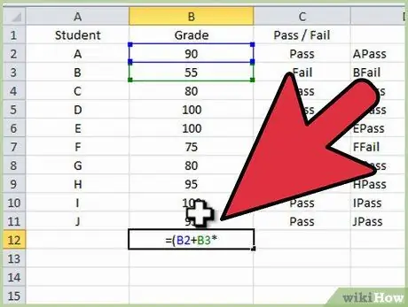 Microsoft Excel Adım 13'te Formülleri Yazın