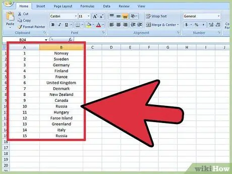 Excel Adım 1'de Arama İşlevini kullanın