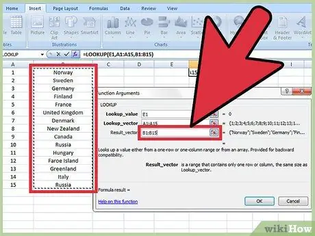 Utilitzeu la funció de cerca a Excel Pas 13