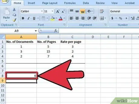 Izmantojiet funkciju Sum summa programmā Microsoft Excel 5. darbība