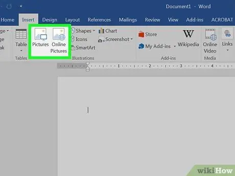 เพิ่มรูปภาพใน Word ขั้นตอนที่ 4