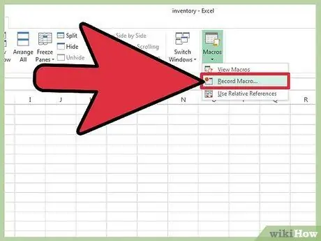 Utiliser des macros dans Excel Étape 5