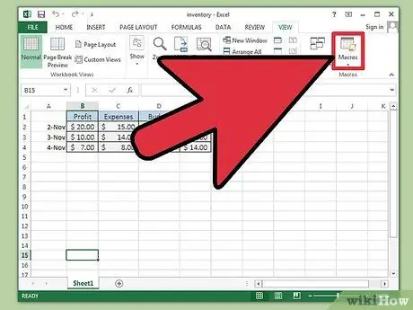 Utilitzeu les macros a Excel Pas 6