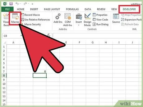 Parašykite paprastą makrokomandą „Microsoft Excel“22 veiksme