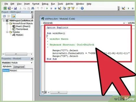 Escriba una macro simple en Microsoft Excel Paso 25