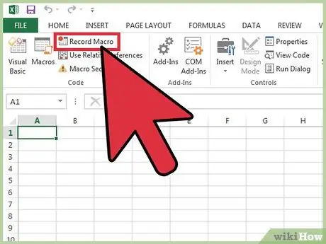 Skriv en enkel makro i Microsoft Excel Trinn 9