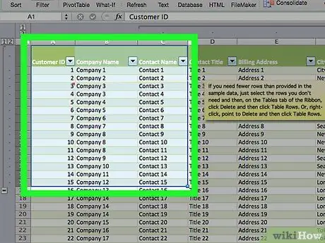 Agrupe y describa los datos de Excel Paso 7