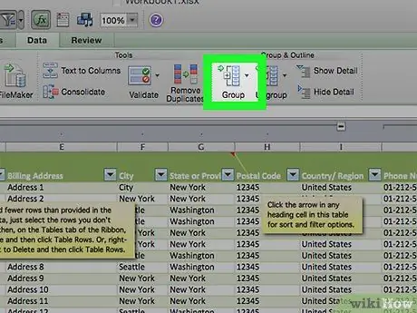 Group and Outline Excel Data Step 9