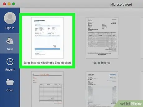 Microsoft Word Adım 11'de Belge Şablonlarını Kullanın