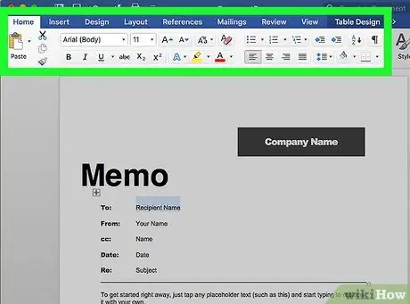 Използвайте шаблони за документи в Microsoft Word Стъпка 48