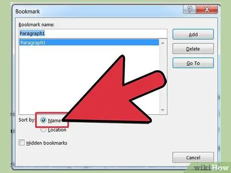 Tambahkan Bookmark di Microsoft Word Langkah 10