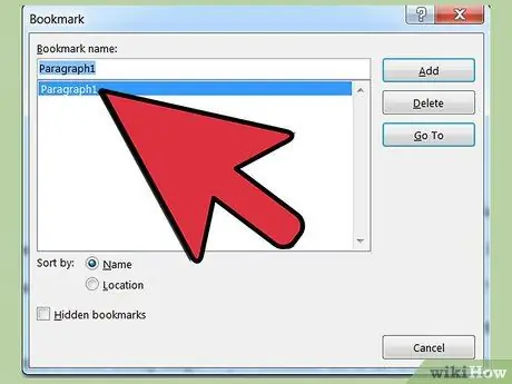 Tambahkan Bookmark di Microsoft Word Langkah 11