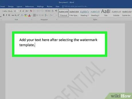 Add Backgrounds in Word Step 6