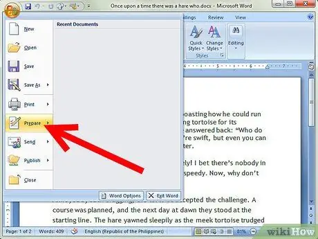 Microsoft Word 2007 Adım 4'ten Parolaları Kaldırın