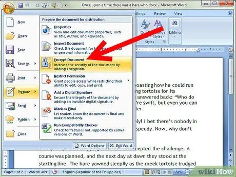 Supprimer les mots de passe de Microsoft Word 2007 Étape 5