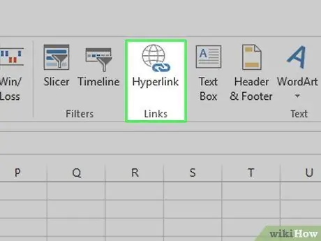 Ievietojiet hipersaites programmā Microsoft Excel 12. darbība