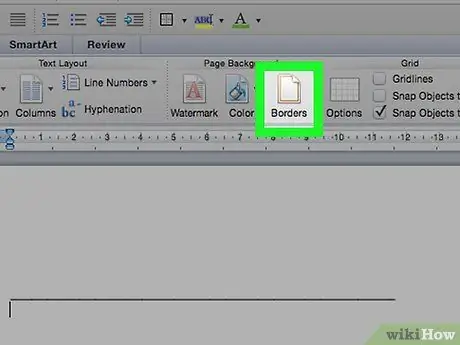 Weg met een horizontale lijn in Microsoft Word Stap 13