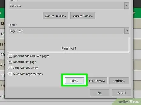 Tambahkan Baris Header di Excel Langkah 12