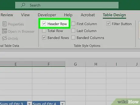 Tambahkan Baris Header di Excel Langkah 16