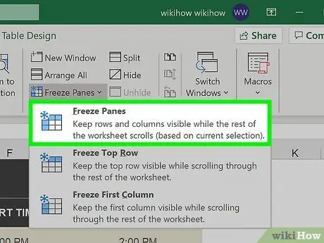 Add Header Row in Excel Step 3