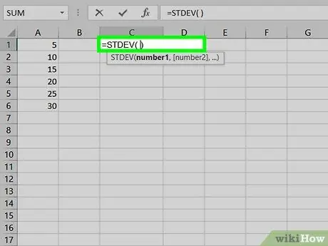 Hitung Mean dan Standar Deviasi Dengan Excel 2007 Langkah 13