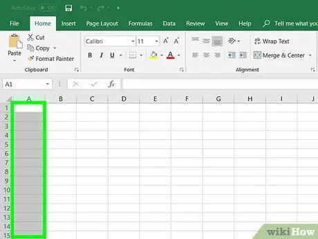 Изчислете средното и стандартното отклонение с Excel 2007 Стъпка 2