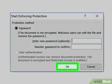 Password Protect a Microsoft Word Document Step 14