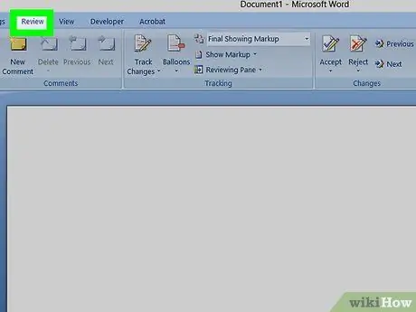 حماية كلمة المرور لمستند Microsoft Word الخطوة 2