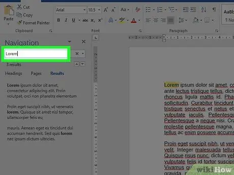 'Gunakan Fitur "Temukan" dan "Temukan dan Ganti" di Dokumen Microsoft Word Langkah 5