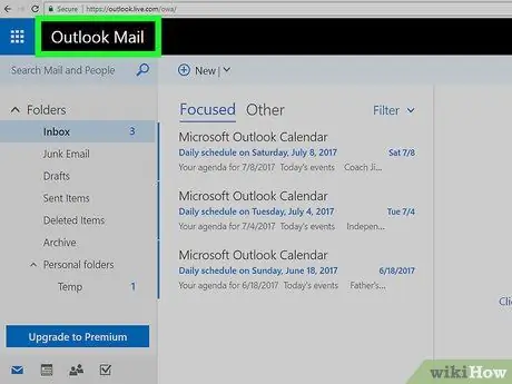 Rappeler un e-mail dans Outlook Étape 1