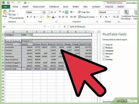 Tambah Medan Tersuai dalam Jadual Pangsi Langkah 2