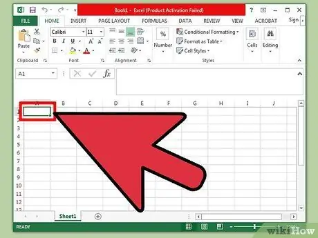 Pridėkite „Excel“2 veiksme