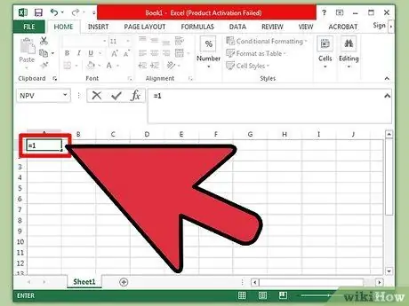 Ajouter dans Excel Étape 4