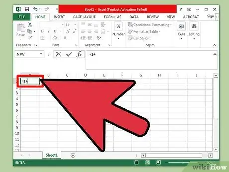 Ongeza kwenye Excel Hatua ya 5